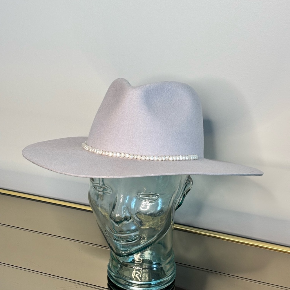 Wyeth by Todd Magill Lilac Hat with Beaded Band